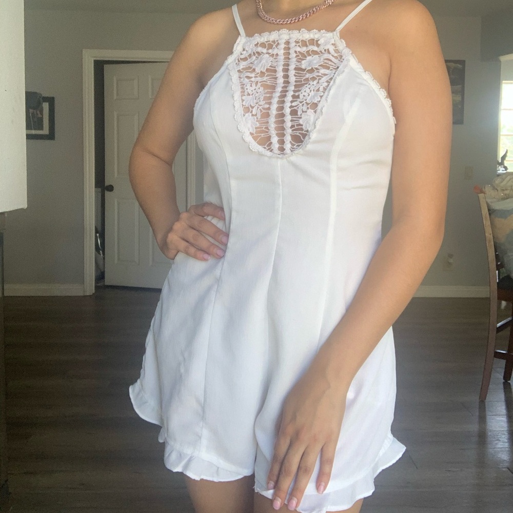 SEEK the label Ivory Floral Romper